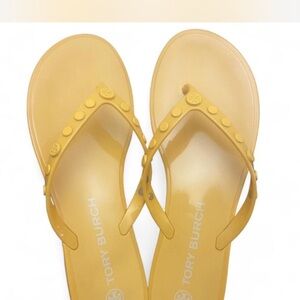 Tory Burch Mustard Yellow Sandals